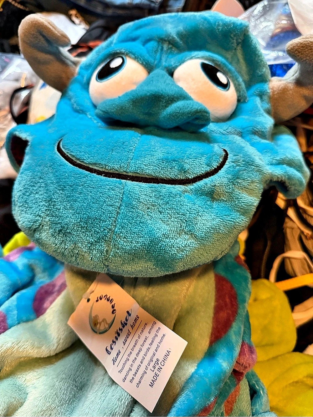 Disney Sulley Costume Blue Purple NWT
